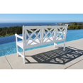 thumbnail image 2 of Vifah Bradley Outdoor Bench in White, 2 of 5