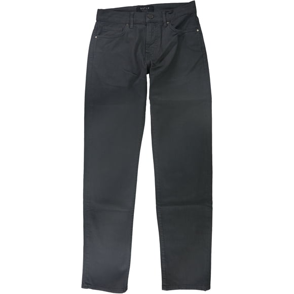 Jeans DSTLD de pierna recta sobreteñidos para hombre Gris 33W x 30L