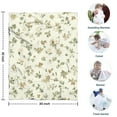 thumbnail image 3 of Pioneer Floral Pattern Blanket,Comfortable Soft Flannel Throw Blanket,All Season,Warm Lightweight Blankets for Sofa Bed Couch Living Room Chair,30"x40"(80x100cm), 3 of 3