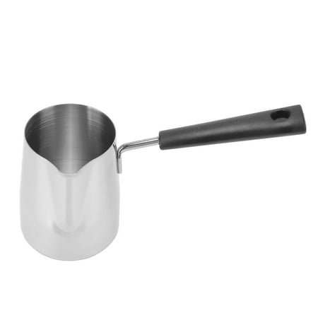 

Coffee Pitcher Jug Scaled Design 304 Stainless Steel Long Handle Heat Resistant Milk Frothing Jug for Home
