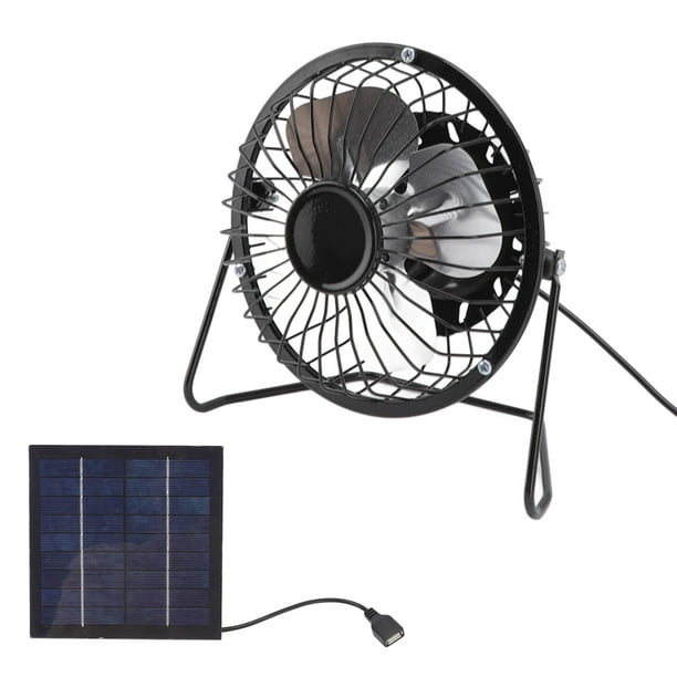Mini ventilador alimentado por panel solar USB, conjunto de panel solar fotovoltaico Mini ventilador USB Conjunto de panel solar fotovoltaico Claridad notable