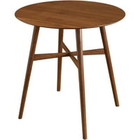 Ferris Mid-Century Pub Table, Walnut by Overstock