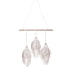 thumbnail image 1 of Tapiz tejido a mano TUNC con hojas de plumas decorativo bohemio, 1 of 5