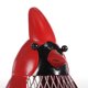 thumbnail image 2 of Dinero para pájaros con plancha de ropa roja Hecho a mano Decoración para el hogar Regalo Tooarts Escultura de hierro, 2 of 6