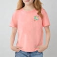 thumbnail image 2 of OVAFBAU Girls Short Sleeve T Shirts Kids Summer Tops Unisex Kids T Shirt Seashell Graphic Short Sleeve Summer Casual Crewneck Tops, 2 of 7