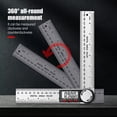 thumbnail image 4 of Digital Display Angle Ruler,2-In-1  Ruler & Digital Angle Finder Protractor, (Stainless Steel-300MM), 4 of 7