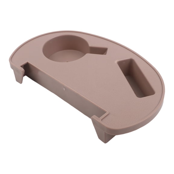 Portable Plastic Side Tray with Cup Holder for Kermit Folding Chair, Securely Holds Bottles, Cans, and Small Items (yellow)