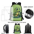thumbnail image 6 of Yuyamidu Dinosaur Backpack for Kids Boys Bookbag Primary School Backpack 5Th Grade Cool Book Bag Children Schoolbags Middle School Bags with Side Pockets, 6 of 6