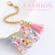 thumbnail image 1 of Adorno de字母 M, CCINPPY Accesorios de letra, 1 PCS llavero inicial mono para tumbler, para mujeres y chicas, 1 of 5