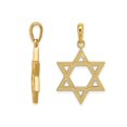 thumbnail image 3 of 10K Yellow Gold Star Of David Pendant Necklace with Chain, 3 of 4