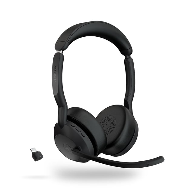Auriculares inalámbricos Jabra Evolve2 55 con cancelación de ruido negros
