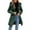 Army Green, variant on Winter Coats for Women's Solid Color Long-sleeved Hooded Fashion-padded Jacket White S