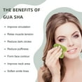 thumbnail image 6 of Jincnys Clearence,Natural Rose Quartz Stone Facial Face Neck Body Gua Sha Board Massager Gift for Women, 6 of 6