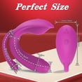 thumbnail image 4 of Xbonp Vibromasseur Portable pour Culotte, Télécommande, Jouets Sexuels pour Femme, Rouge, 4 of 4