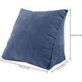 thumbnail image 4 of Triangle Wedge Pillow, Reading Backrest Pillow Bed Backrest Positioning Backrest Pillow for Bed Sofa Backrest Reading Office Chair Rest (15.75 × 14.17 × 7.87 Inches), 4 of 6