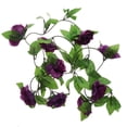 thumbnail image 1 of Nestingho Guirnalda De Hojas Artificiales Moradas Para En Puertas Y, 1 of 7
