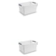 thumbnail image 2 of Bewildely Cesta de almacenamiento resistente y saludable Cestas de plástico para colocar en caja Características fáciles de mover: caja de Type2 NO2, 2 of 6