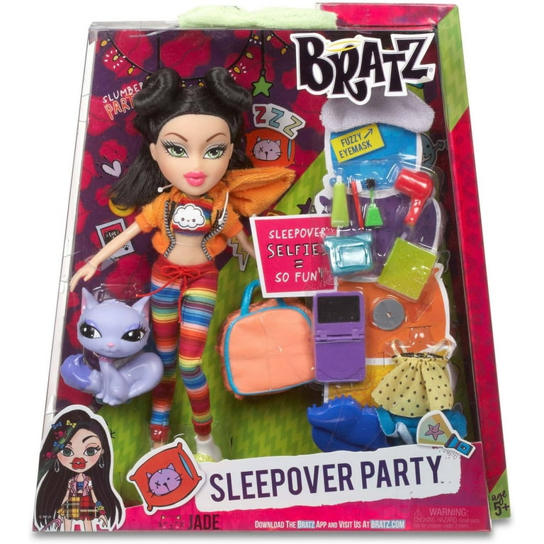 Bratz Sleepover Party Doll, Jade, Great Gift for Children Ages 5, 6, 7+