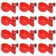 thumbnail image 1 of Herramientas dispensadoras de agua, bebedero para patos y pollitos, suministros de alimentación para pollos colgantes, 12 Uds., 1 of 3