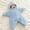 p26 Light Blue, variant on Baby Starfish Onesie,Zipper Hooded Star Suit Soft Newborn Romper Cute Baby Star Suit Newborn Fleece