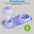 thumbnail image 4 of Pawinner 3 in 1 Slow Feeder Dog Bowl with Interactive Rolling Lick Ball, Anti-Choking Puzzle Slow Feeding Bowl & Bone Broth Lick Mat, Prevents Bloating for Small Medium Large Dogs, 4 of 7