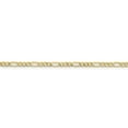 thumbnail image 3 of 10K Yellow Gold Figaro chain 18 in 2.5 mm 2.5mm Semi-Solid, 3 of 5