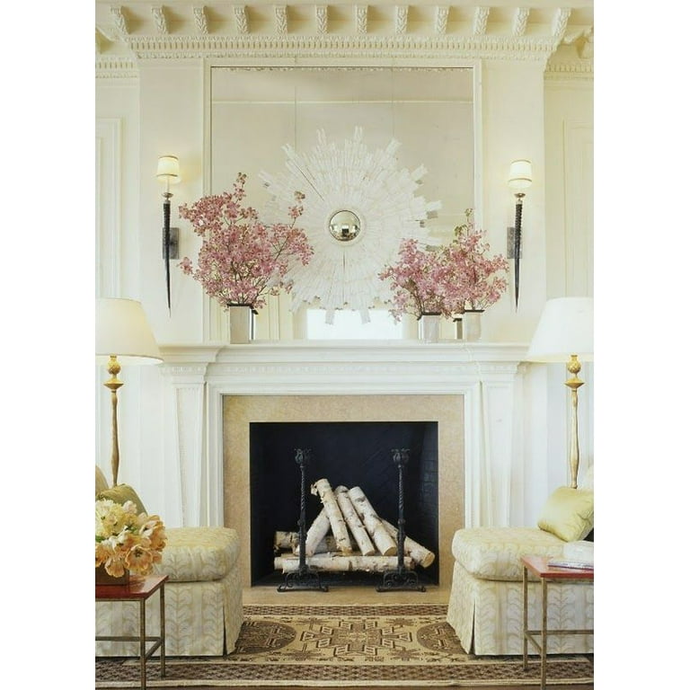 White Birch Log Set for Fireplace - Walmart.com