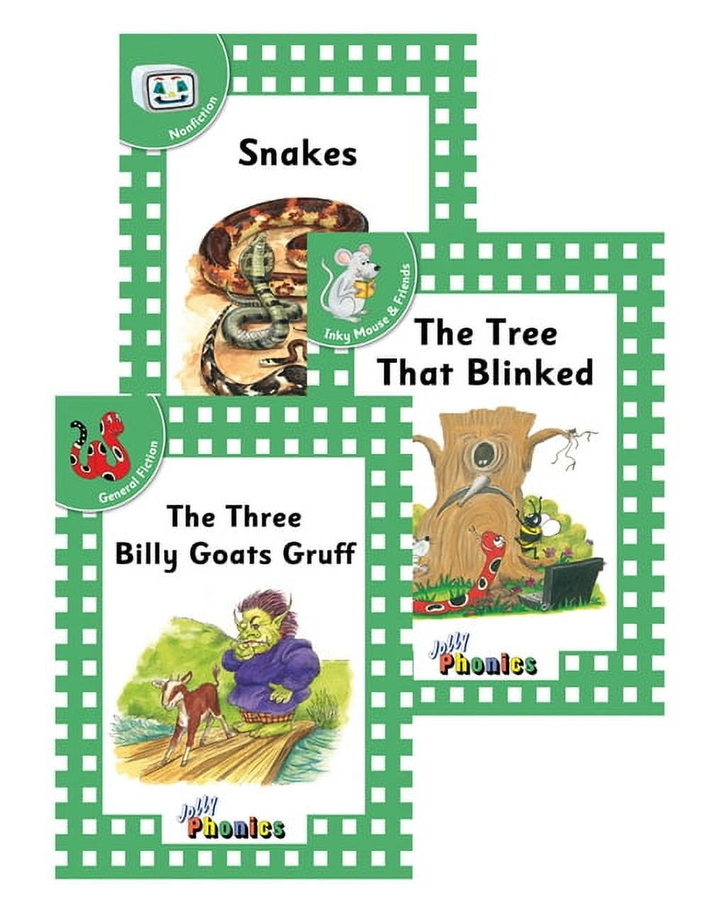 Jolly Phonics Read and See, Pack 1: In Print Letters (American