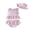 Pink Polka Dot, variant on BemeyourBBs Toddler Baby Girl Swimsuit Infant Bathing Suit 3 Pieces Heart Dot Plaid Cow Skin Swimsuits Bow Tank Top with Ruffle Shorts Set Sun Hat Swimwear Summer Beach Wear
