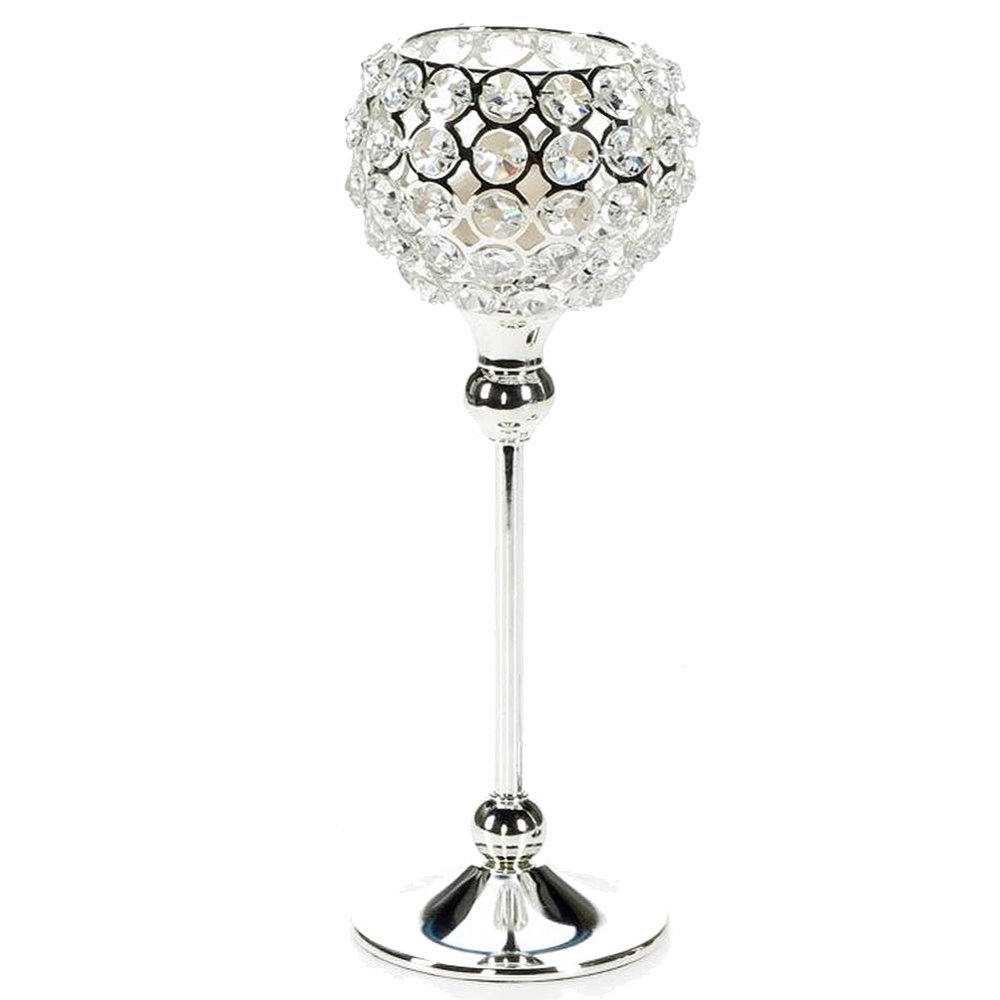 Crystal Jewel Globe Votive Candle Holder