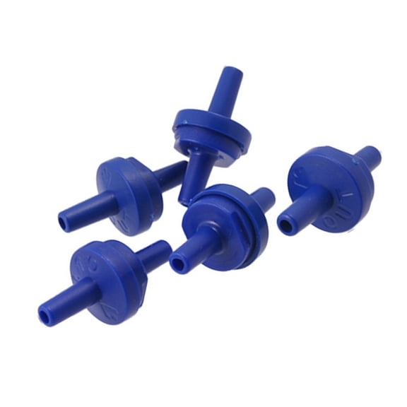 REGALWOVEN Non-Return Plastic Aquarium Air Pump Check Valve 5PCS