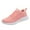 Pink, variant on NOKIO Women'S Lace-Up Athletic Footwear Women'S Casual Athletic Shoes Women'S Stylish Gym Sneakers Fashion Summer And Autumn Women Sneakers Flying Woven Mesh Lace Up Solid Color Lightweight Casual