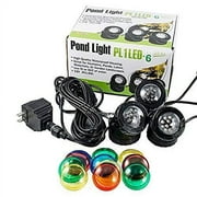 Jebao Submersible 3pcs 12-Led Pond Lights for Water Fountain Fish Pond Water Garden
