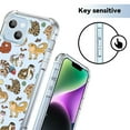 thumbnail image 2 of Reptile Collage Clear Case for iPhone 14 Mini,Aesthetic Art Design Case for Men Women,Unique Soft Transparent TPU Bumper Case Cover, 2 of 5