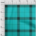 thumbnail image 1 of oneOone Viscose Jersey Fabric Tartan Check Decor Fabric Printed BTY 60 Inch Wide, 1 of 5