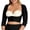 Black, variant on InstantRecoveryMD Compression Shapewear Underbust Crop Top MD208