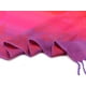 thumbnail image 4 of Bufanda Color Degradado Para Mujeres Borla Suave Envoltura Envoltura Multicolor Floral Fucsia 71"x27.5", 4 of 6