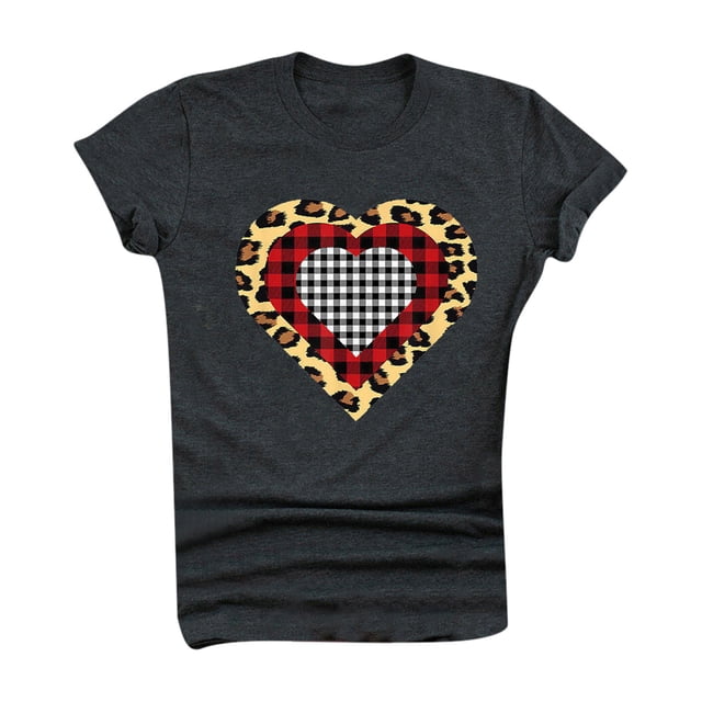 Pompotops T-Shirt Décontracté à Manches Courtes Col Rond Ample pour Femmes