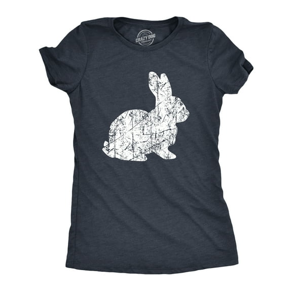 Womens Big Bunny T Shirt Funny Cute Easter Sunday Rabbit Tee for Ladies Womens Graphic Tees