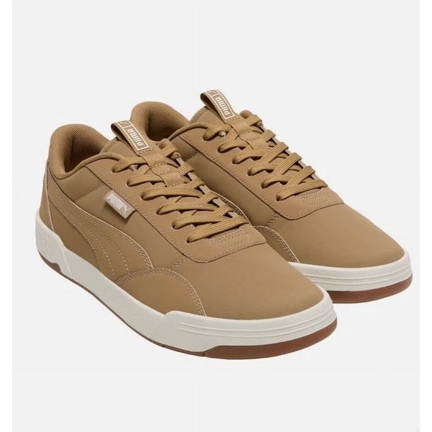 PU & MA Men's Skate Sneaker SoftFoam Lace Up Shoes Brown Size 10.5