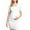 White2, variant on Womens Maternity Midi Dress Crew Neck Short Sleeve Pregnancy Dresses Fashion Elegant Side Ruched Tunic Solid Color Dress