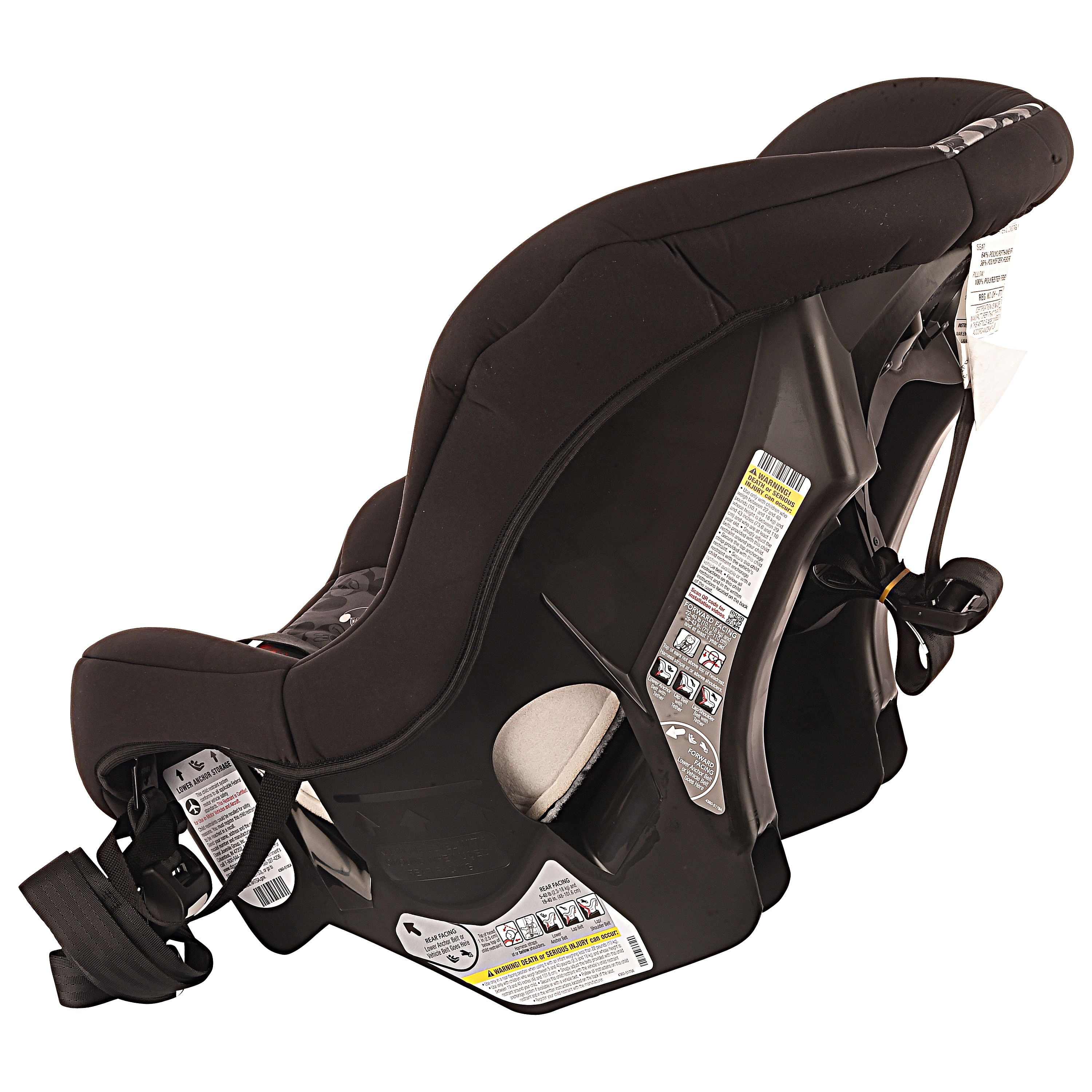 disney mickey mouse scenera next luxe baby convertible car seat