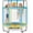 Blue, variant on TINKLE WELL Kids Trampoline with Enclosure Net, 55" 4-in-1 Toddler Trampoline with Adjustable Gymnastics Bar & Toys, Indoor Outdoor Mini Trampoline for Boys & Girls, Yellow