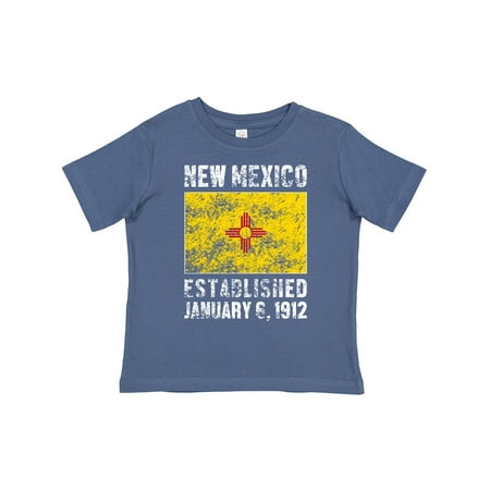 

Inktastic Established January 6 1912 New Mexico Flag Gift Toddler Boy or Toddler Girl T-Shirt