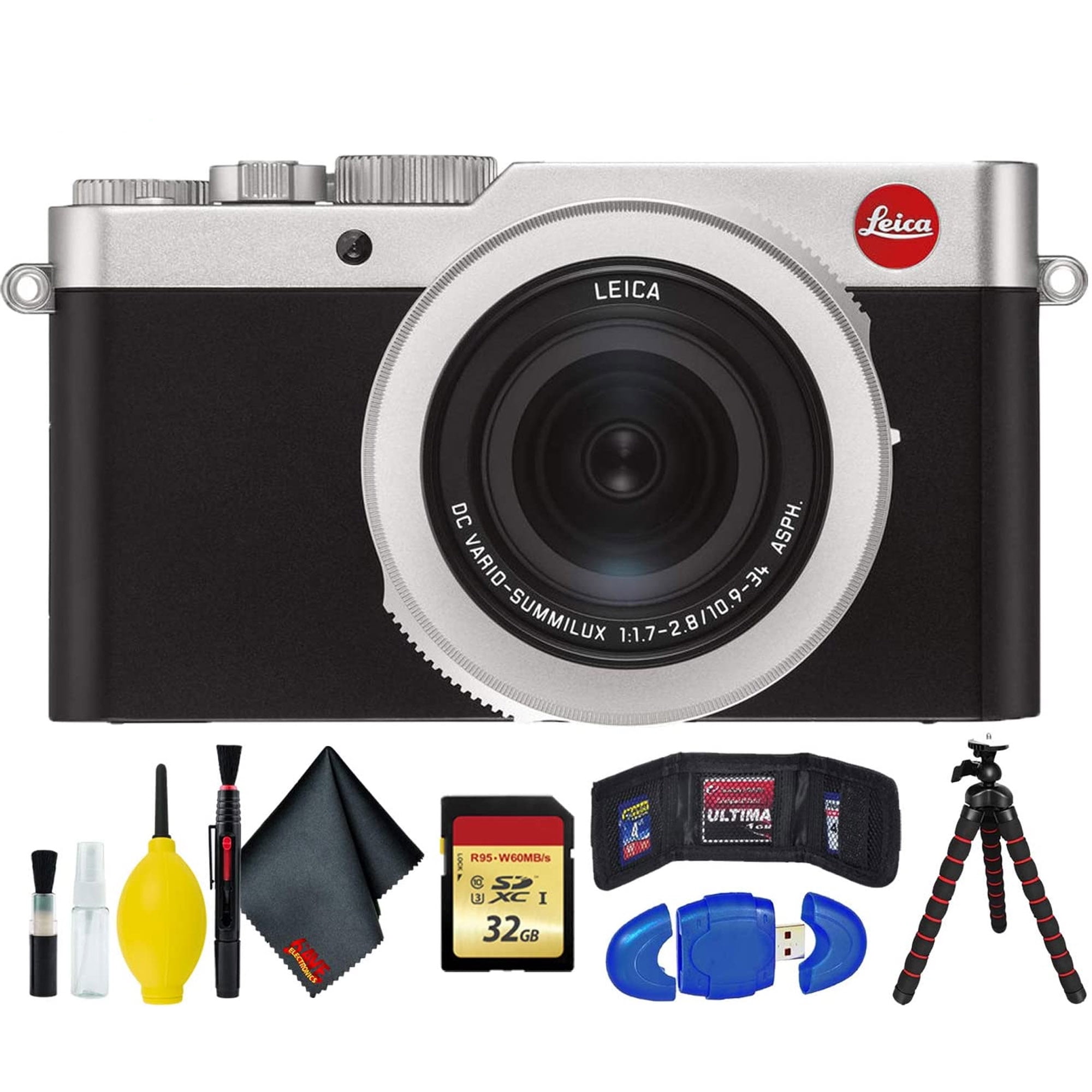 Leica DLux 7 Digital Camera Includes 32GB Memory and Flexible Tripod