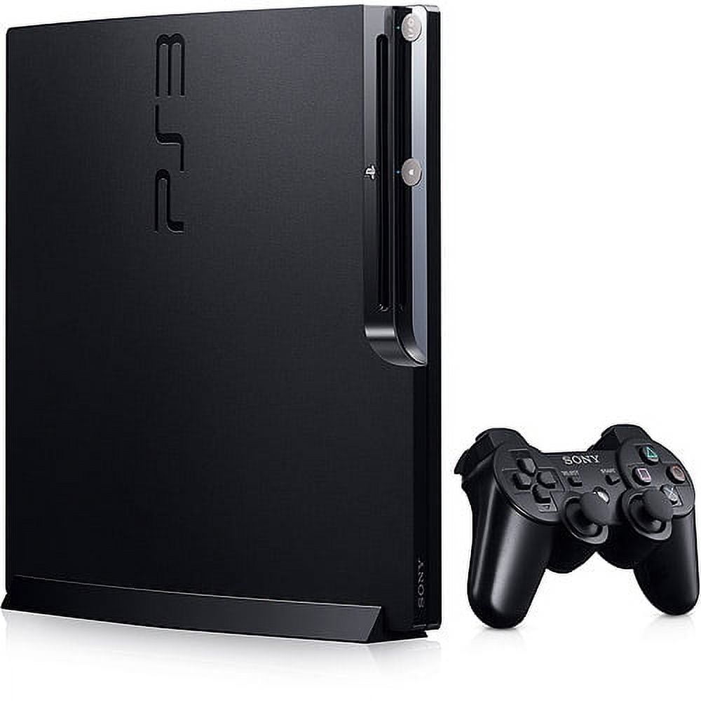 Sony PlayStation 3 Slim GB Black Console CECHA   Walmart.com