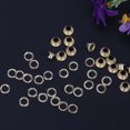 thumbnail image 1 of 100 juegos de ojales con arandela de cuero para reparación de manualidades (5 mm) dorado Hugtrwg Para estrenar, 1 of 7