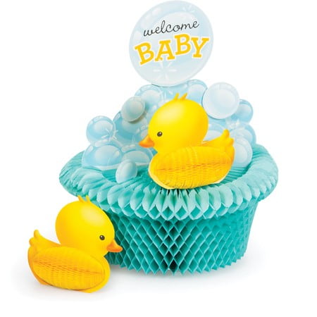 Bubble Centerpieces Pack of 6 Bubble Bath Pastel Blue and School Bus Yellow