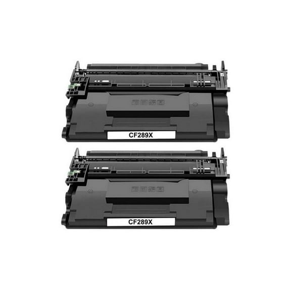 PrinterDash Compatible MICR Replacement for LaserJet Enterprise M507DN/M507N/M507X/M528DN/M528F High Yield Toner Cartridge (2/PK-10000 Page Yield) (NO. 89X) (CF289XD1)