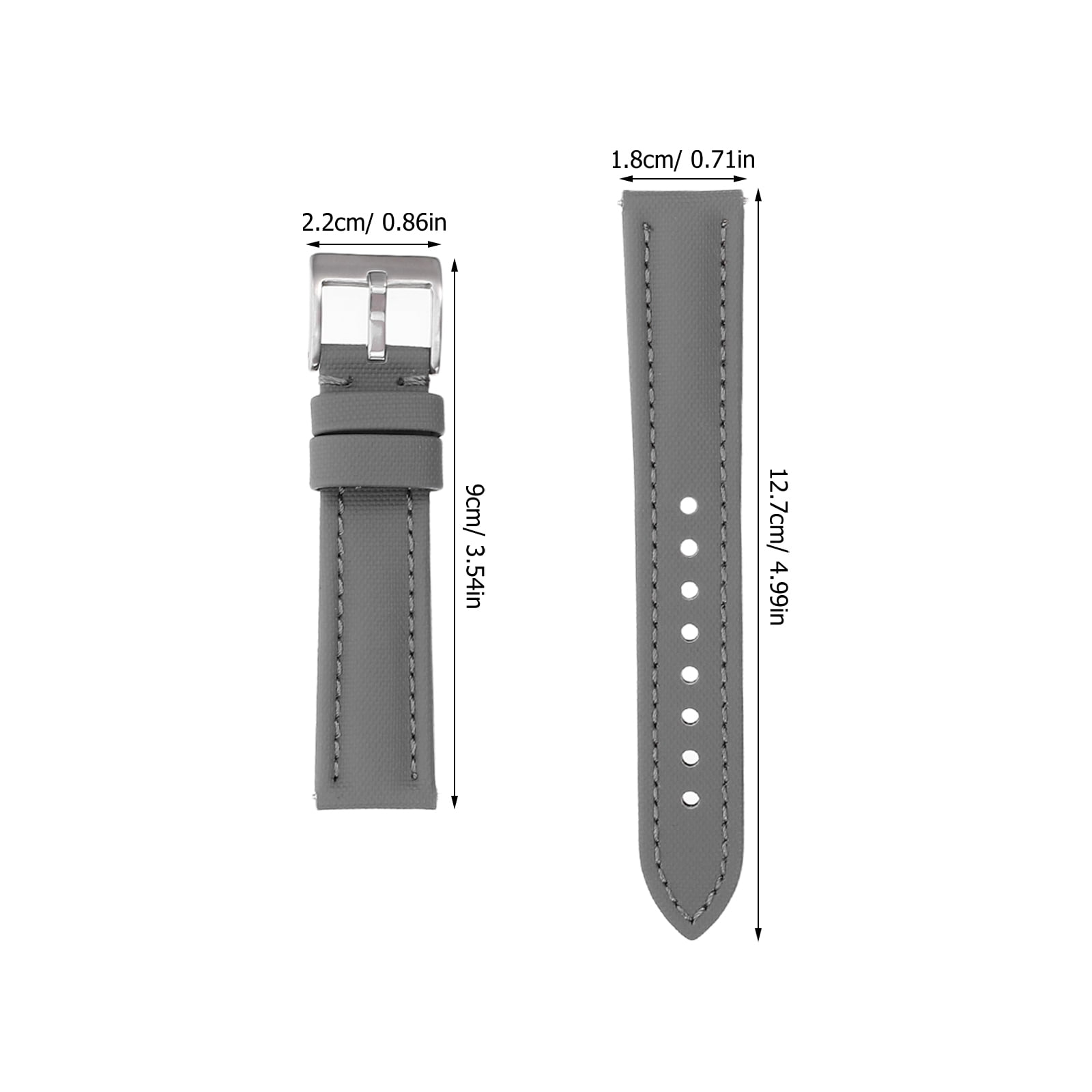 ETHZZLE Nylon Quick Release Watch Band Adjustable Strap for Smartwatch Comfortable and Breathable